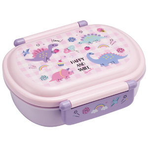 スケーター 抗菌ふわっとフタタイトランチボックス 1段 ハッピー&スマイルレインボー 360ml QAF2BAAGﾊﾂﾋﾟ-ｽﾏｲﾙR-イメージ1