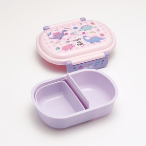 スケーター 抗菌ふわっとフタタイトランチボックス 1段 ハッピー&スマイルレインボー 360ml QAF2BAAGﾊﾂﾋﾟ-ｽﾏｲﾙR-イメージ2