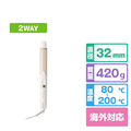 テスコム プロテクトイオン 2WAYヘアアイロン ホワイト TW863A-W