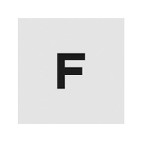 アイマーク ステンシル F 文字サイズ50×40mm FC738JE-8186058