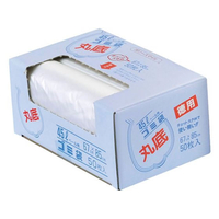 吉忠化学工業 業務用 丸底 ゴミ袋 半透明45L 50枚 FC891LL-4375110