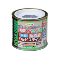アサヒペン 水性強着色ウッドステイン 1／5L ダークブラック FC907PN