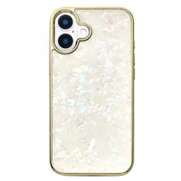 ユニケース iPhone 16 Plus用Glass Shell Case ゴールド UNI-CSIP24L-0GSGD