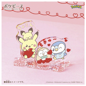 タカラトミー ポケットモンスター ポケモン ポケピース ちょこんとつながるアクリルスタンド ～Mellow Heart～ ﾎﾟｹﾋﾟ-ｽｱｸﾘﾙｽﾀﾝﾄﾞﾒﾛｳﾊ-ﾄ-イメージ4