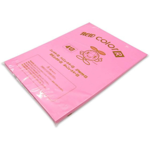 再生色画用紙 四ツ切 こいもも 100枚 FCC2487-4NCR-232-イメージ2