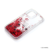 PGA iPhone 12/12 Pro用グリッターケース マーベルロゴ PG-DLQ20G08MVL