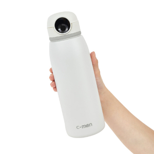 ハスラック シーモン(c-mon) 指紋センサー付き真空断熱ボトル(1000ml) ピュアホワイト CM03-1000PWK-イメージ4