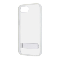 レイアウト iPhone 16e用Like standard スタンド付き 衝撃吸収 バンパー ハイブリッドケース クリア RT-P50STA1/CM