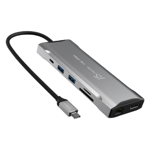 j5 create USB-C 11in1マルチアダプター スペースグレー JCD397-イメージ2