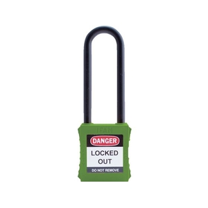IFAM/ロックアウト用南京錠 ナイロン製シャックル ツル長 緑 0 44846 FC307VC-3860970-イメージ1