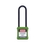 IFAM/ロックアウト用南京錠 ナイロン製シャックル ツル長 緑 0 44846 FC307VC-3860970-イメージ1