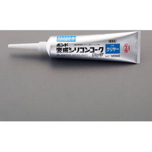 エスコ 120mL 変成シリコンコーク(クリア) FCJ659M-EA930AE-91A-イメージ2