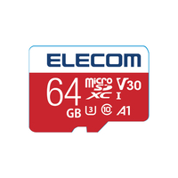エレコム microSDXCメモリカード(UHS-I対応)(64GB) MF-EGM064GU13V3