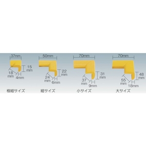 トラスコ中山 安心クッションコーナー用 大 ブルー ブルー187070 FC583GD-4377109-イメージ2