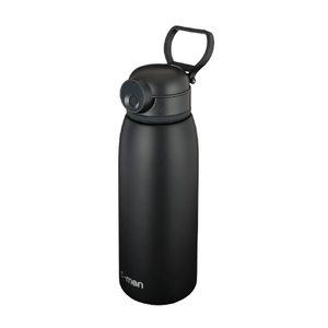 ハスラック シーモン(c-mon) 指紋センサー付き真空断熱ボトル(1000ml) マットブラック CM03-1000MBK-イメージ3