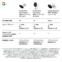 Google GA09973-JP Google Nest Cam Indoor(電源アダプター式 / 第 3