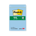 3M ポスト・イット ノート 再生紙 75×50mm ブルー 1冊 F808161-656RP-BN