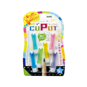 ソニック F048176-SK-8572-RE キュポット えんぴつキャップ レインボー