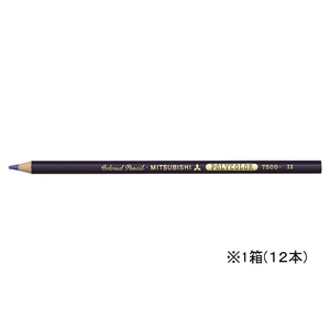 三菱鉛筆 ポリカラー(色鉛筆)むらさき 12本 F207709-K7500.12-イメージ1