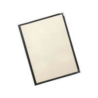 えいむ PP布地 クリアテーピング メニューブック 黒 PTA-442 FC891LP-5715300