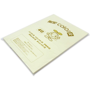 再生色画用紙 四ツ切 うすクリーム 100枚 FCC2488-4NCR-112-イメージ2