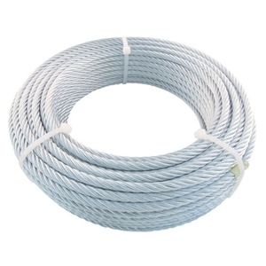 トラスコ中山 TRUSCO JIS規格品メッキ付ワイヤロープ (6×24)Φ12mm×50m 1250112010.9 FC317EW-7599471-イメージ1
