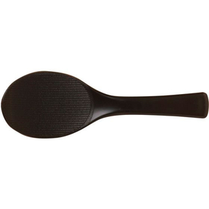 花井化成 魔法のしゃもじ 溝付 ブラック 大 20.5cm FC040LN-4939920-イメージ1