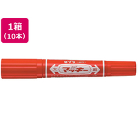 ゼブラ ハイマッキー 太字/細字 赤 10本 1箱(10本) F814783-MO-150-MC-R