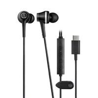 オーディオテクニカ ノイズキャンセリングUSB Type-C用イヤホン ブラック ATH-CKD7NC BK