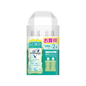 アース製薬 モンダミン クリアミント 1000mL×2本 FCF924T-イメージ1