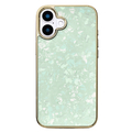 ユニケース iPhone 16 Plus用Glass Shell Case ミント UNI-CSIP24L-0GSMT