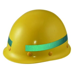 日本緑十字社 ヘルメット用弓型ラインテープ(反射) 緑 20幅×260mm 10本組 緑202600.17 FC631EW-8248200-イメージ2