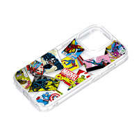 PGA iPhone 15 Pro用クリアハイブリッドケース マーベル PG-D23BPT21MVL