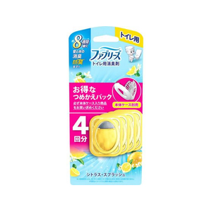 Ｐ＆Ｇ ファブリーズ トイレ用消臭剤 シトラス・スプラッシュ 詰替 4個 FC996TE-イメージ1