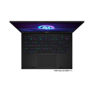 MSI ノートパソコン Stealth 14 AI Studio A1V ブラック×ホワイト STEALTH14-A1VFG-5539JP-イメージ4