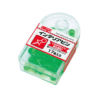 ミツヤ インテリアピン 緑 17本×5 FC12660-BX1-5-GR