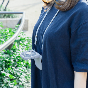 Life on Products ハンズフリー5wayスリムファン スモーキーブルー LCAF007-SB-イメージ2