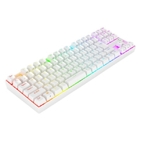REDRAGON K552W-RGB-JPTI ゲーミングキーボード 日本語テンキーレス 銀