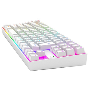 REDRAGON ゲーミングキーボード 日本語テンキーレス 銀軸92KEY ホワイト K552W-RGB-JPTI-イメージ4