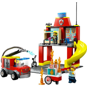 レゴジャパン LEGO シティ 60375 消防署と消防車 60375ｼﾖｳﾎﾞｳｼﾖﾄｼﾖｳﾎﾞｳｼﾔ-イメージ3