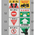 ユニット 路面標識ステッカー(フォークリフト運転中注意 FCJ001N-EA983BE-55-イメージ2