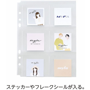 リヒトラブ myfa コレクションポケット 6ポケット A5 15枚 FC974RK-N3343-イメージ3