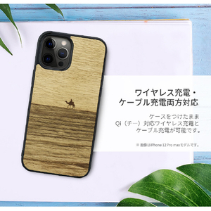 Man & Wood iPhone 14 Plus用天然木ケース Terra I23636I14M-イメージ8
