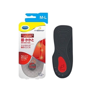 Ｓｃｈｏｌｌｓ Ｗｅｌｌｎｅｓｓ Ｃｏｍｐａｎｙ ドクター・ショール フットストレス吸収インソール 膝・かかと M-L FCM3330-イメージ1