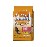 ユニ・チャーム AllWell 室内猫用 チキン味 挽き小魚とささみフリーズドライパウダー入り 800g FC102RK