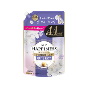 Ｐ＆Ｇ レノアハピネス 夢ふわタッチ ホワイトムスク 詰替 超特大 1350mL FCK727C-イメージ1