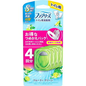 Ｐ＆Ｇ ファブリーズ トイレ用消臭剤 フルーティ・グリーン 詰替 4個 FC997TE-イメージ2