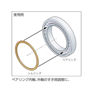 岩田製作所 シムリング(鉄) 6×12×1mm (10枚入) 6121 FC760CC-4440552-イメージ2