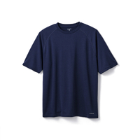 エレコム ECLEAR リカバリーウェア 半袖トップス XL ネイビー HCM-RW01TXLNV