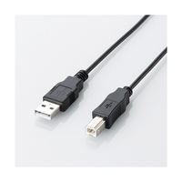 エレコム USB2．0ケーブル(0．5m) ブラック U2C-JB05BK